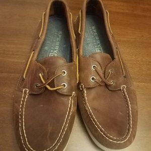 Sperry for J.Crew Leather Boat Shoes